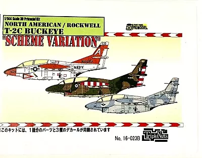 1/144 Trainer : NA Rockwell T-2C Buckeye [3 X Schemes] #16-023B  : TRIPLE NUTS • $39.95