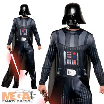 £29.99 • Buy Darth Vader Adults Fancy Dress Star Wars Villain Sci Fi Adults Costume Outfit