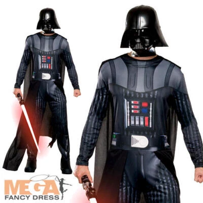£29.99 • Buy Darth Vader Adults Fancy Dress Star Wars Villain Sci Fi Adults Costume Outfit