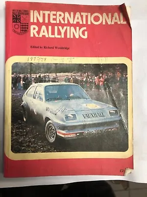 1977/78 International Rally Drivers Club Yearbook • £9.99