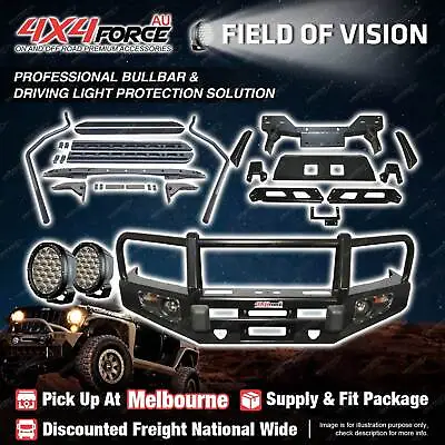 MEL Stock Armor Bullbar LOOP Skid Plate Lights Side Steps For Ford Ranger PX T7 • $1855