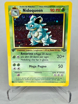 $32 • Buy Nidoqueen (Italian) #7/64 Jungle Holo Rare 1st Edition Pokemon Card