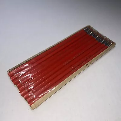 Vintage Venus Col-erase Vermilion #116 Vermilion Pencils Unsharpened (Qty. 9x) • $12