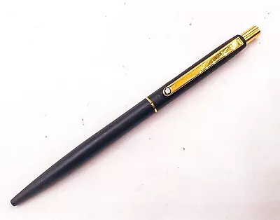 Vintage Montblanc Noblesse Black Gold Trim Ballpoint Pen Free Shipping • $60