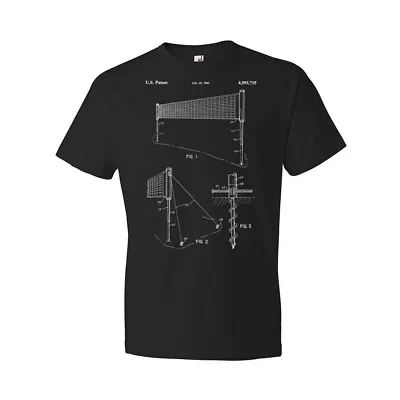 Volleyball Net Patent Shirt Gift For Coach Volleyball Gifts Athlete Gifts • $26.95