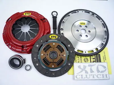 Xtd Stage 1 Soft Clutch & 9lbs Flywheel Kit Civic  D16z6 D16y7 D16y8 D17a1 D17a2 • $144.73