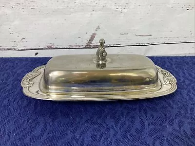 £19.99 • Buy Silver Plated Butter Dish Vintage Lidded VGC