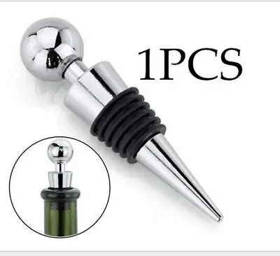 Vacuum Red Wine Bottle Cap Stopper Silicone Sealed Champagne Stopper UK BEST • £4.99