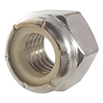 Complete Sizes And Quantities Stainless Steel Nylon Insert Hex Lock Nuts Nylock • $9.33