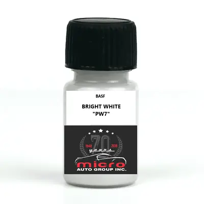 Chrysler Jeep RAM Bright White PW7 Touch Up Paint With Brush 2 Oz SHIPS TODAY • $14.99