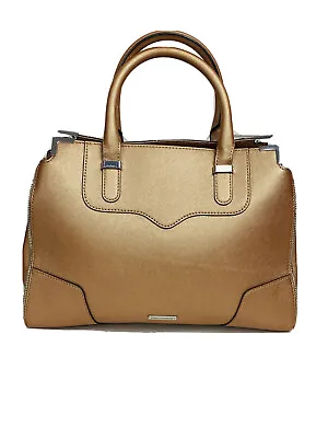  Rebecca Minkoff Amorous Saffiano Leather Satchel Tote Rose Gold Bag $325  • $69.30