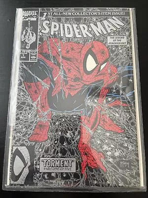 Spider-Man #1 Todd McFarlane Black/Silver Edition Marvel Comics 1990 • $100