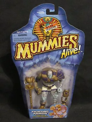 1997 Hasbro Mummies Alive Fighting Armon Figure Sealed MOC GD13 • $27.95