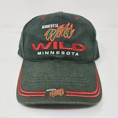 NEW New Twins Enterprise Vintage NHL Minnesota Wild Green Snapback Cap Hat  OSFM • $24.99