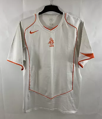 Holland Away Football Shirt 2004/06 Adults Large Nike B970 • £39.99