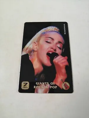 £2.50 • Buy Madonna - Giants Of Rock & Pop Music Phonecard 3 In Need Of A Forever Home !