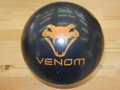 NIB 15# Motiv Black Venom Bowling Ball - 15.2/2.8  Pin/3.20 Oz TW • $157.95