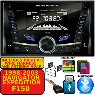 1998-2003 Ford Navigator F-150 Expedition Bluetooth Usb Sd Aux Car Radio Stereo • $139.99