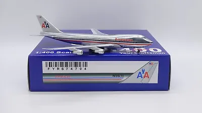 American Airlines B747-100 Reg: N9671 1:400 Aeroclassics Diecast FYRS74704 (E) • $59.99