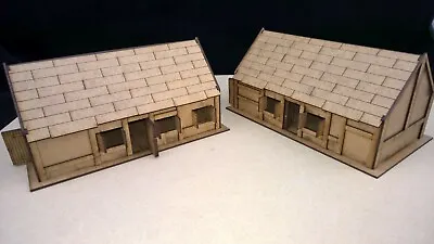 Large Cottages X2 Terrain  AOS 28mm Wargames Wargaming Building Sigmar Table Top • £17.99