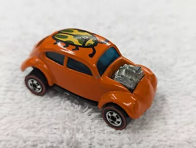 Vintage Hot Wheels Redline Custom Volkswagen  Hk Orange / Black  Ladybug V. Nice • $49.95