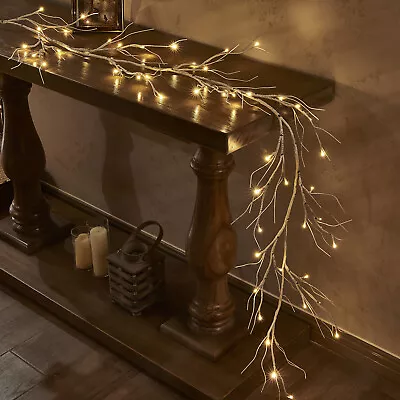 Hairui Birch Garland With Lights For Home Thanksgiving Christmas Decor • $31.99