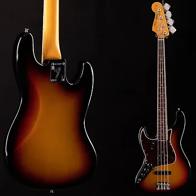 Fender American Vintage II 1966 Jazz Bass Lefty 3-Color Sunburst 092 • $2499.99