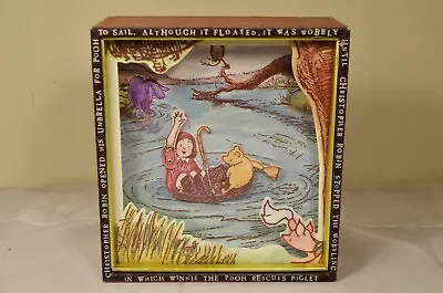 $34.99 • Buy Charpente Classic Pooh Animated Music Box Rescuing Piglet Working