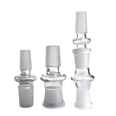 Glass Slide Bowl Adapter Joint 10mm/14mm/18mm Male And Female From USA • $9.69