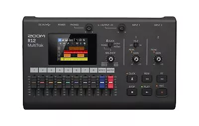 Zoom R12 Multi Track Portable Recorder With Touchscreen Onboard Editing 8 ... • $280.02