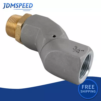 3/4  Fuel Hose Swivel 360° Rotating Connector For Fuel Swivel Fuel Transfer Hose • $18.97