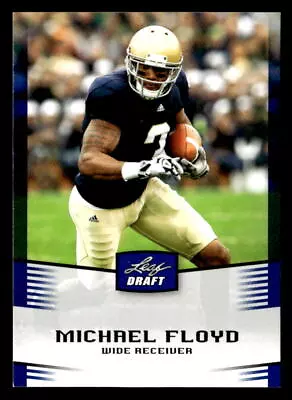 Michael Floyd 2012 Leaf Draft Blue  Card #35 Notre Dame • $0.99