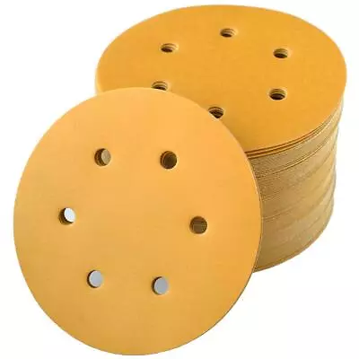 6inch 6hole Hook And Loop Sanding Discs 800grit Random Orbital Sandpaper For ... • $29.62