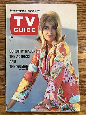 Portland Edition-1967 March Original TV GUIDE-DOROTHY MALONE On Cover • $7.65