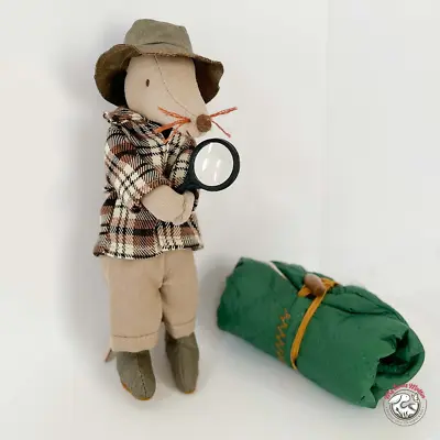 Maileg Wildlife Guide Mouse Charming Collectible Nature Enthusiasts New Doll • $69.99