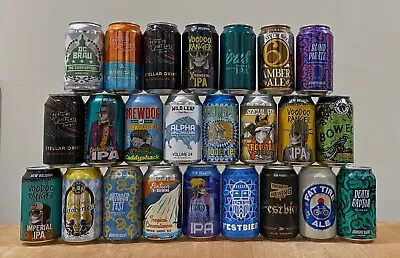 24 Different High Quality Craft Micro Brew Beer Cans From All Over The U.S.A. • $34