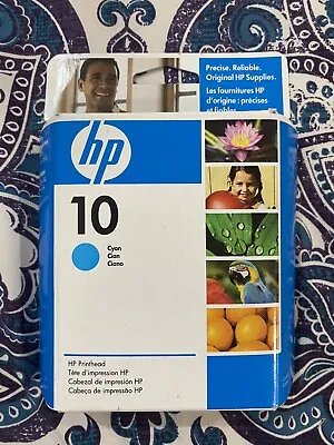 HP 10 Genuine Blue Cyan Ink Cartridge C4841A Retail Box  Expired • $3.50