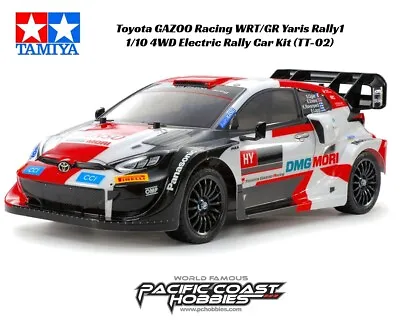 Tamiya Toyota GAZOO Racing WRT/GR Yaris Rally1 1/10 4WD Electric Rally Kit TT-02 • $116.99