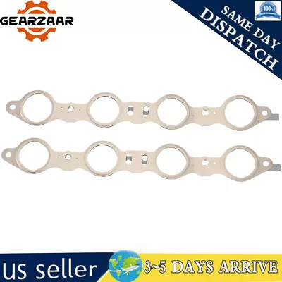 LS Steel MLS Exhaust Manifold Header Gaskets LS1 LS3 LQ4 LM7 4.8 5.3 5.7 6- * • $11.73