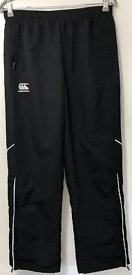 Mens Black Canterbury Vaposhield Training Pants Size L  Excellent Condition • £16.98