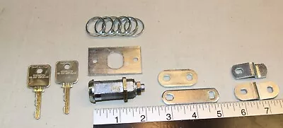 Medeco Cam Lock 1.5  Long W/ 2 Working Keys & Extra Mounting Hardware • $38