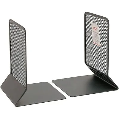 £8.99 • Buy OSCO Wire Mesh Bookends Graphite (Pack 2)
