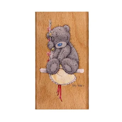 Docrafts Me To You Wooden Rubber Stamp --- Sitting Happy - Tatty Teddy X  • £4.55