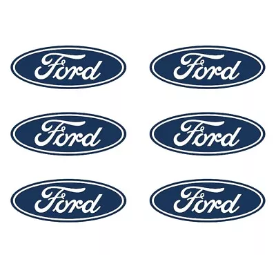 Ford Wheel Rim Center Cap Logo Decal Emblem Sticker 1.75  X 0.66       SET Of 4 • $8.99