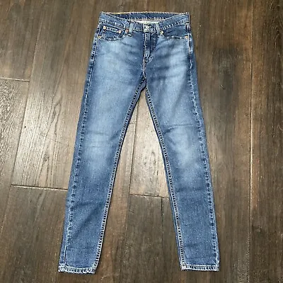 £12.50 • Buy Levi’s 519 Skinny Hi-Ball Blue Jeans Stonewash W30, VGC.