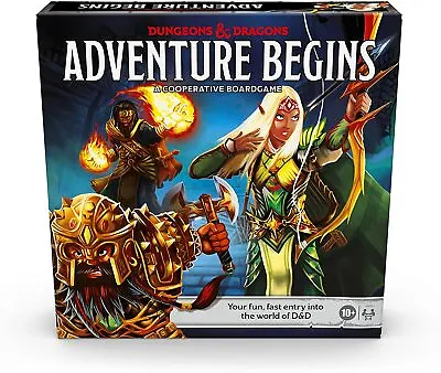 $60 • Buy New Hasbro Dungeons & Dragons Adventure Begins Cooperative Fantasy Board Game 