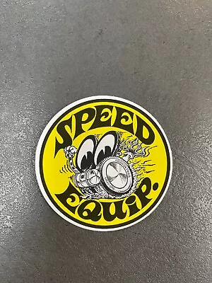 Mooneyes Round Equipped Decal 3  Diameter Hot Rod Gasser Rockabilly 1932 Chev • $9.95