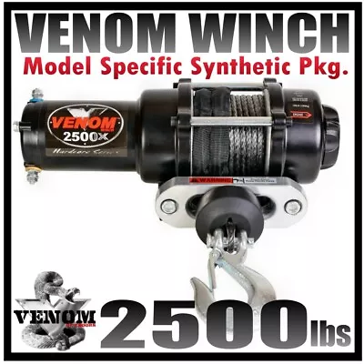 2500lb Venom Atv Winch Yamaha 07-14 350 400 450 Grizzly • $189.99