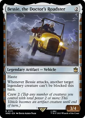 MTG Bessie The Doctor's Roadster [Doctor Who Near Mint] • £1.60