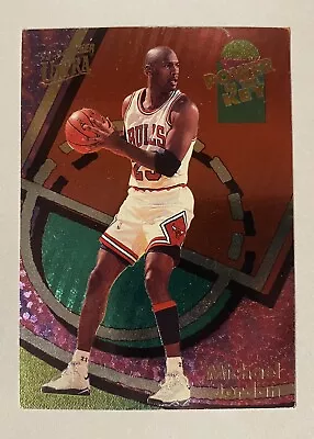 1994 Fleer Ultra Michael Jordan Power In The Key 2 Of 9 Chicago Bulls • $89